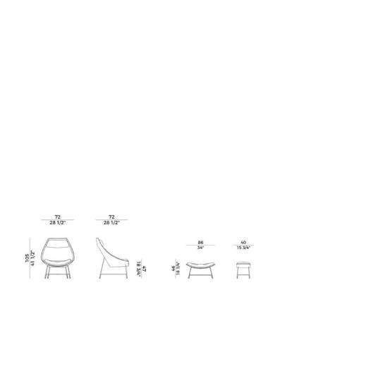 POTOCCO POLTRONA CUT