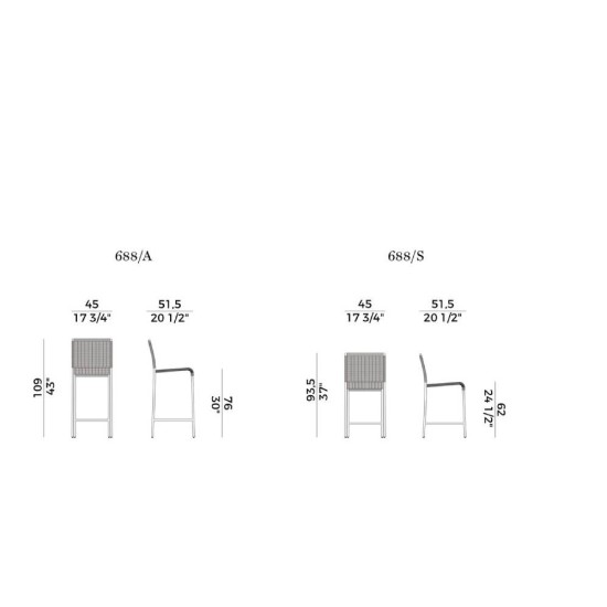 POTOCCO SGABELLO AGRA