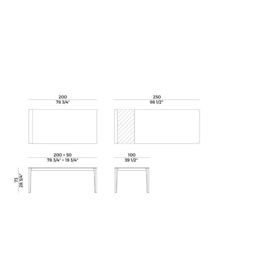 POTOCCO TAVOLO BLOSSOM