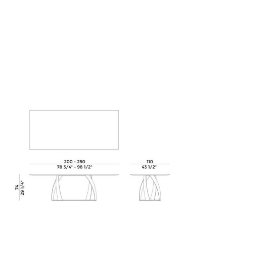 POTOCCO TAVOLO BON BON