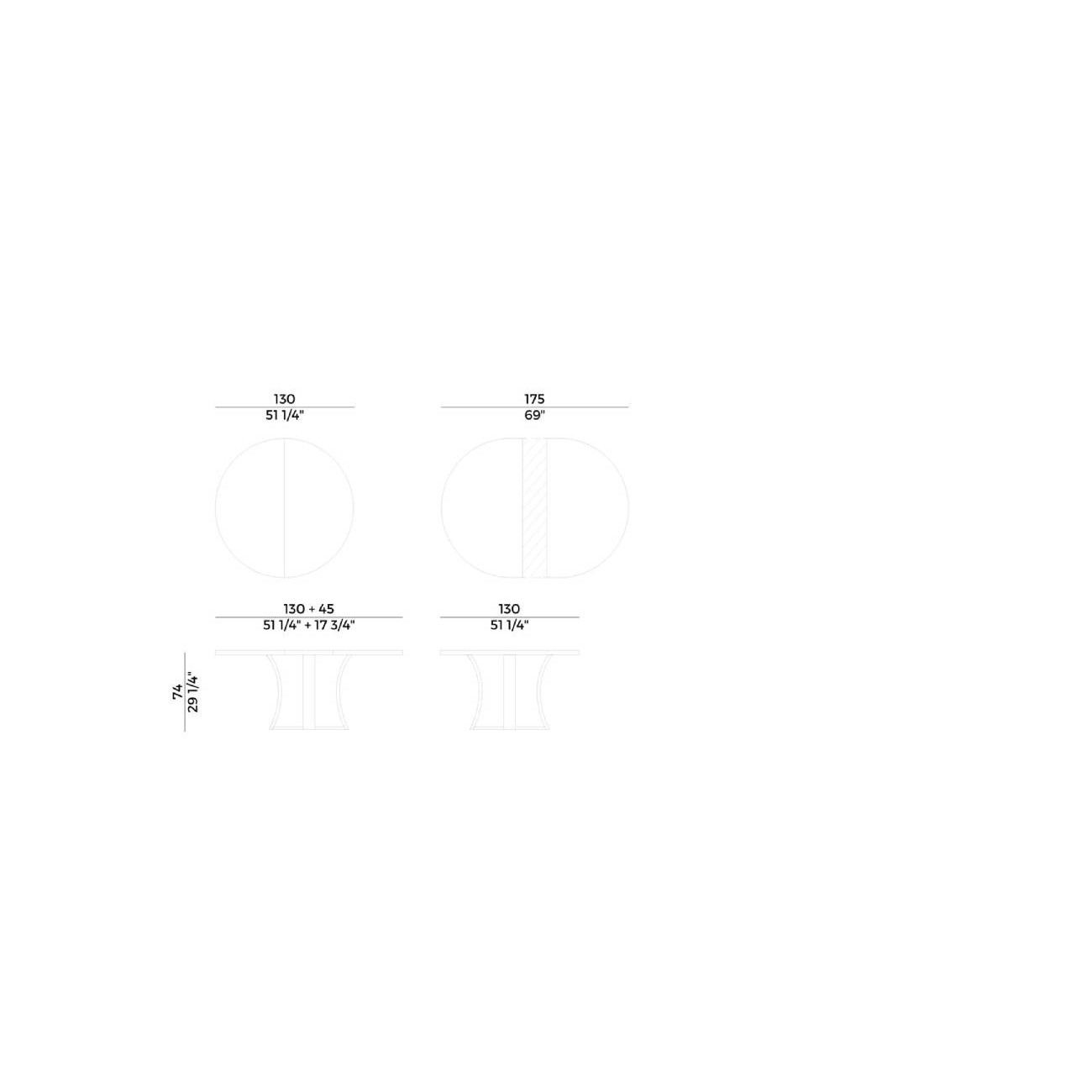 POTOCCO TAVOLO GRACE