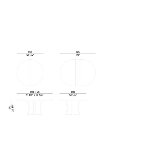 POTOCCO TAVOLO GRACE