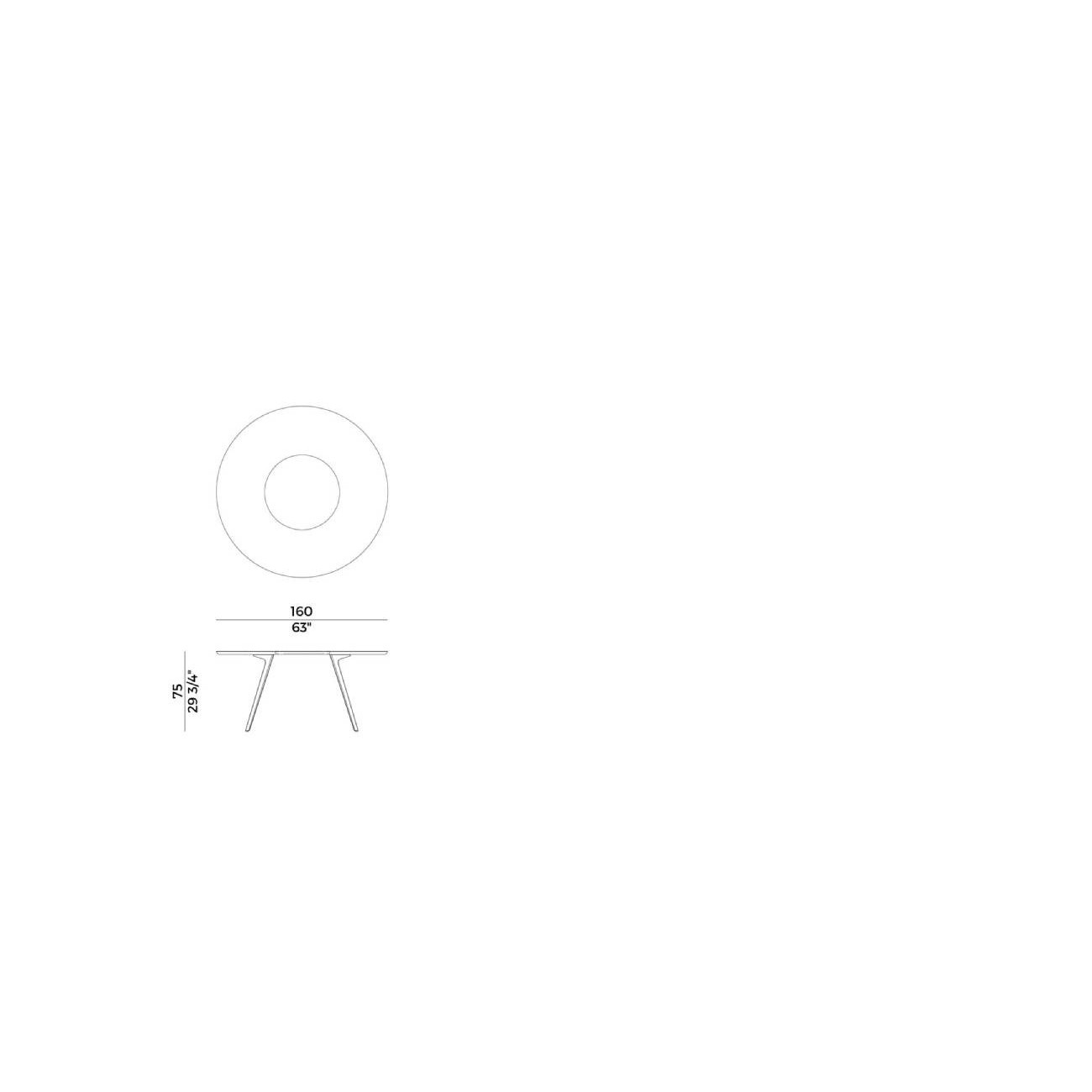 POTOCCO TAVOLO KATANA