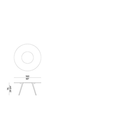 POTOCCO TAVOLO KATANA