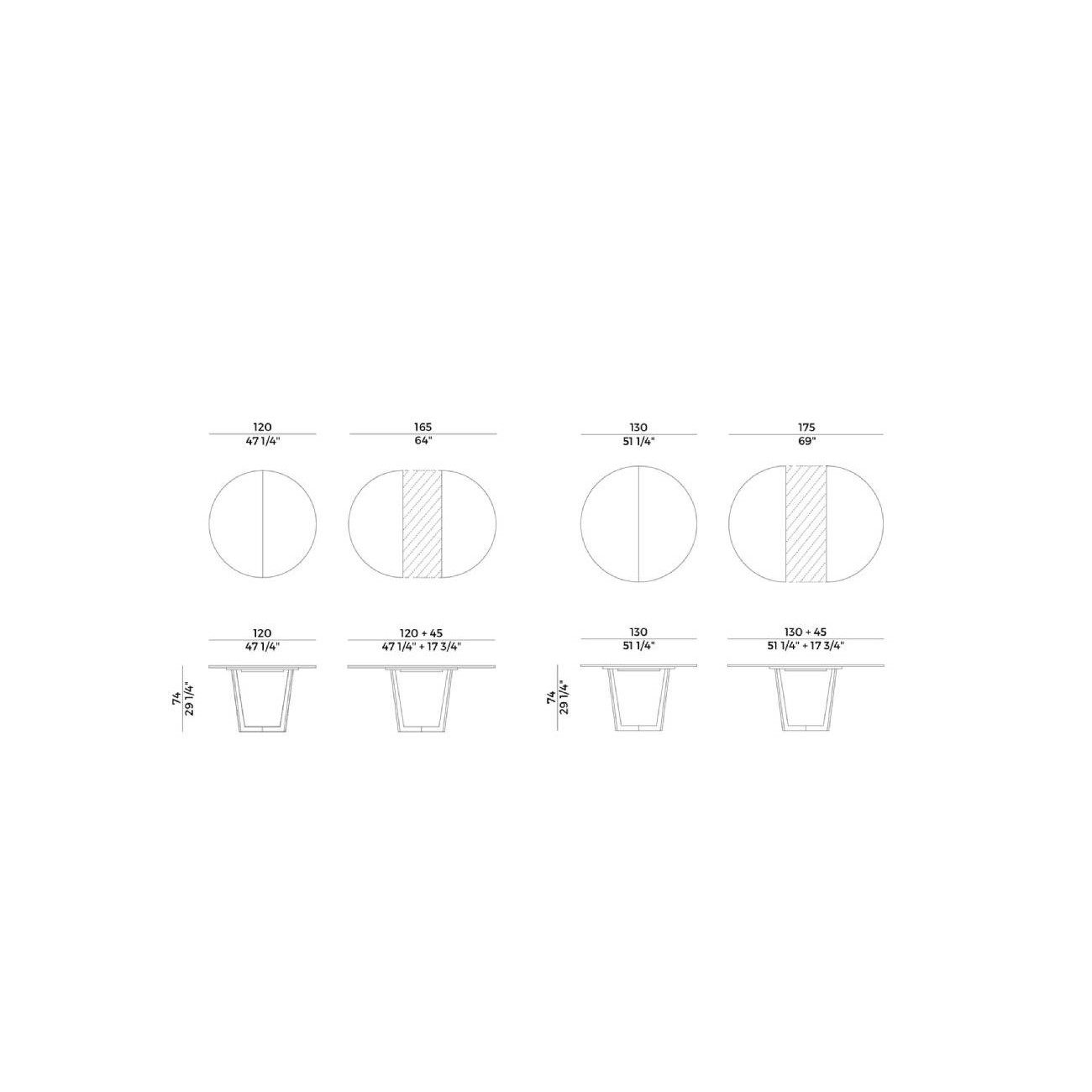 POTOCCO TAVOLO LINUS