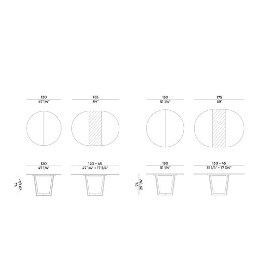 POTOCCO TAVOLO LINUS