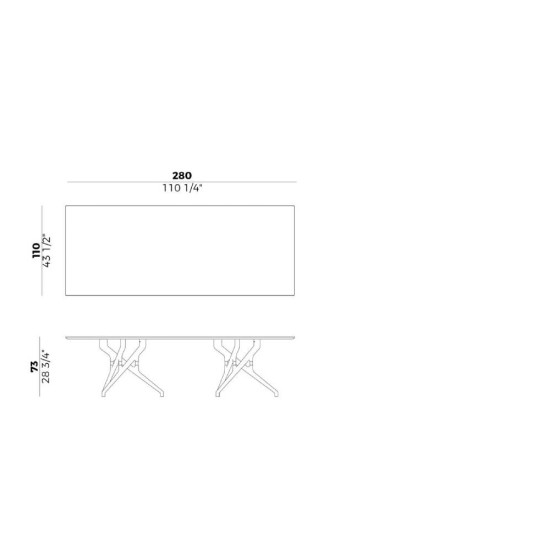 POTOCCO TAVOLO TORSO