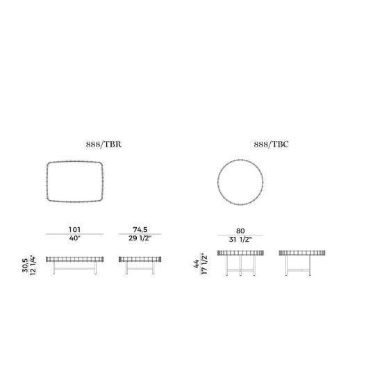 POTOCCO TAVOLINO ROPU