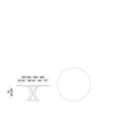 POTOCCO TAVOLO VOLCANO