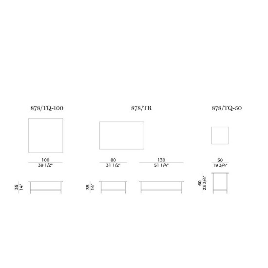 POTOCCO TAVOLINI LITTLE T