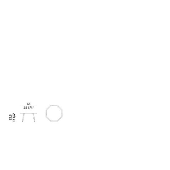 POTOCCO TAVOLINO OTTA