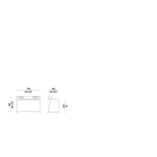 POTOCCO SCRITTOIO LINUS