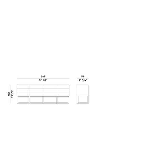 POTOCCO CREDENZA DIVA