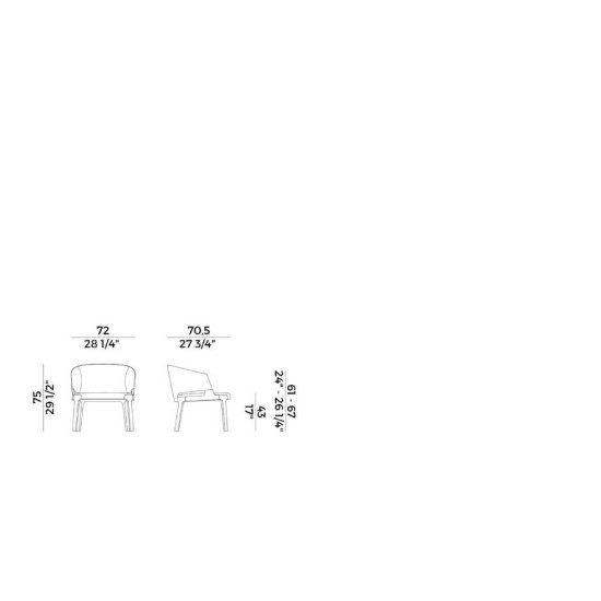 POTOCCO POLTRONA VELIS