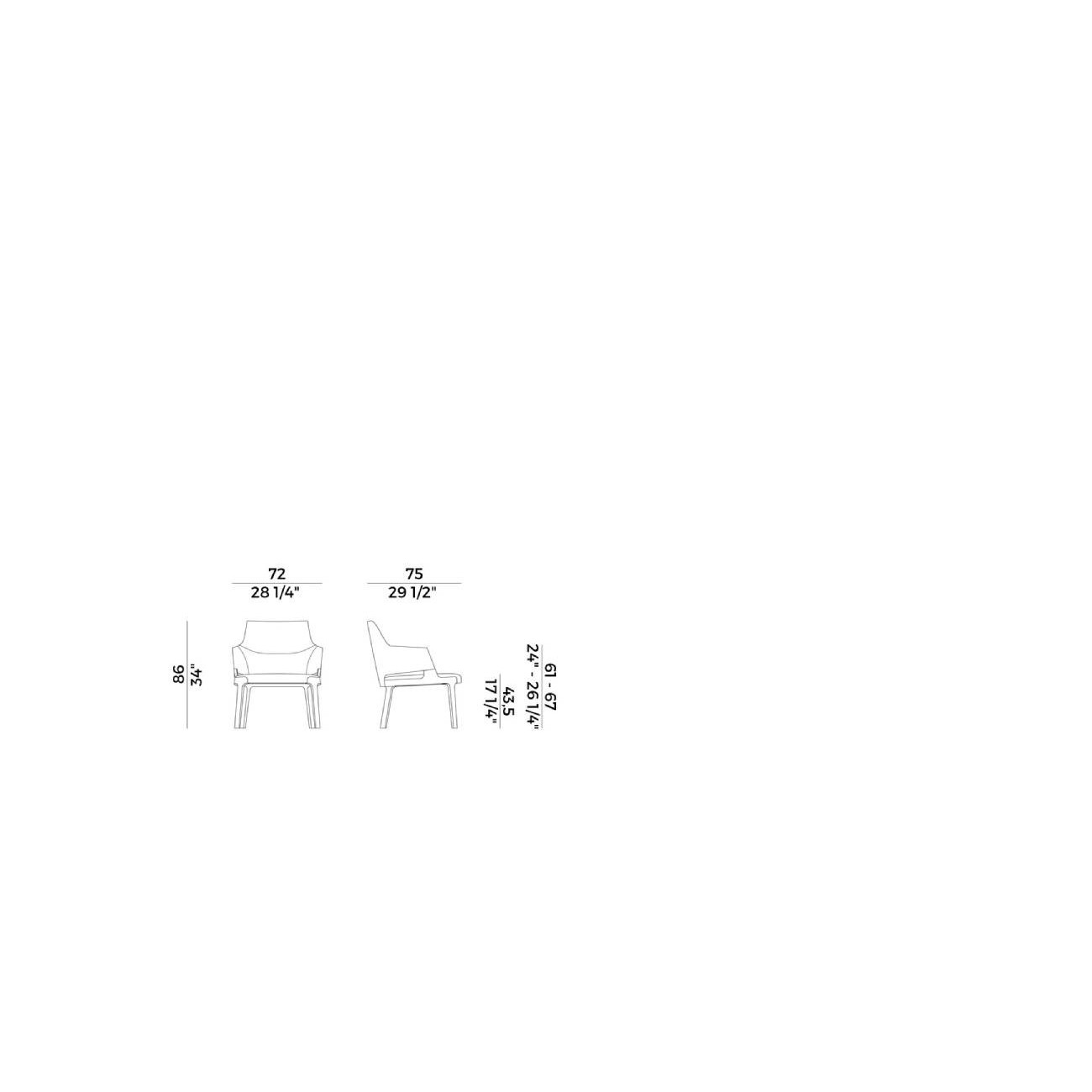 POTOCCO POLTRONA VELIS