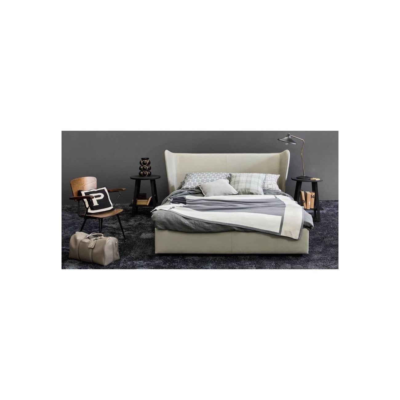 GERVASONI LETTO A CASSETTONE BERGERE