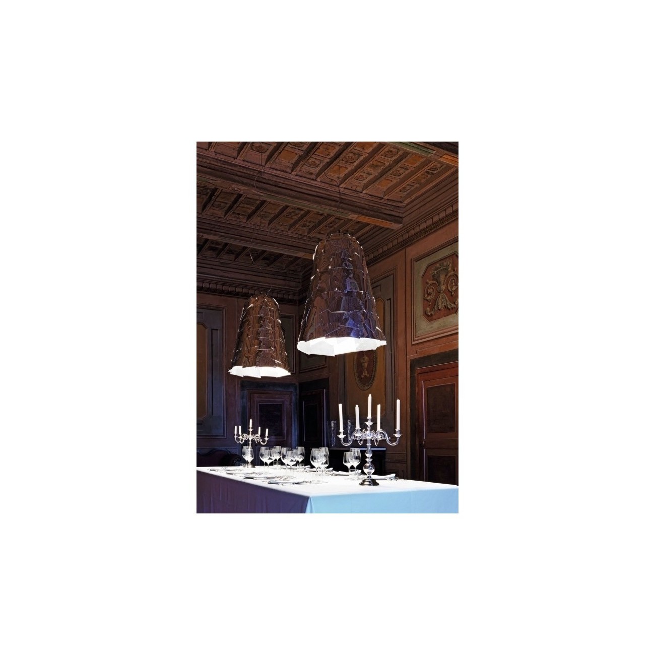 EDRA CAMPANA LAMPADA ARGENTO