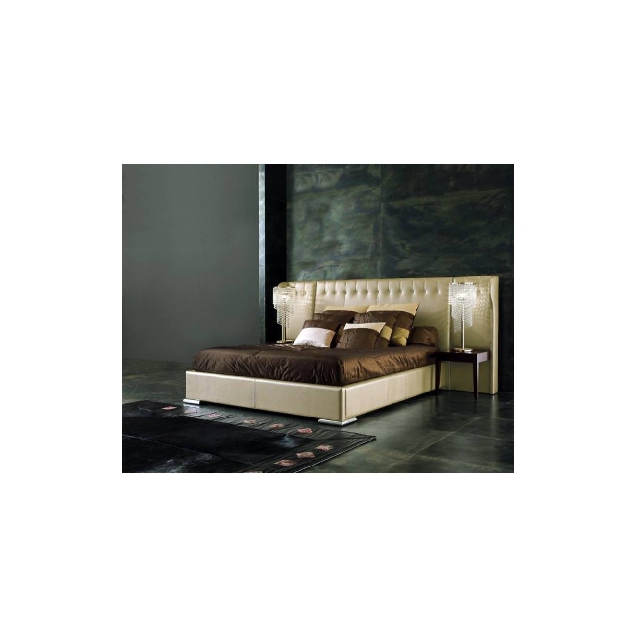 RUGIANO LETTO CON COMODINI DAMASCO