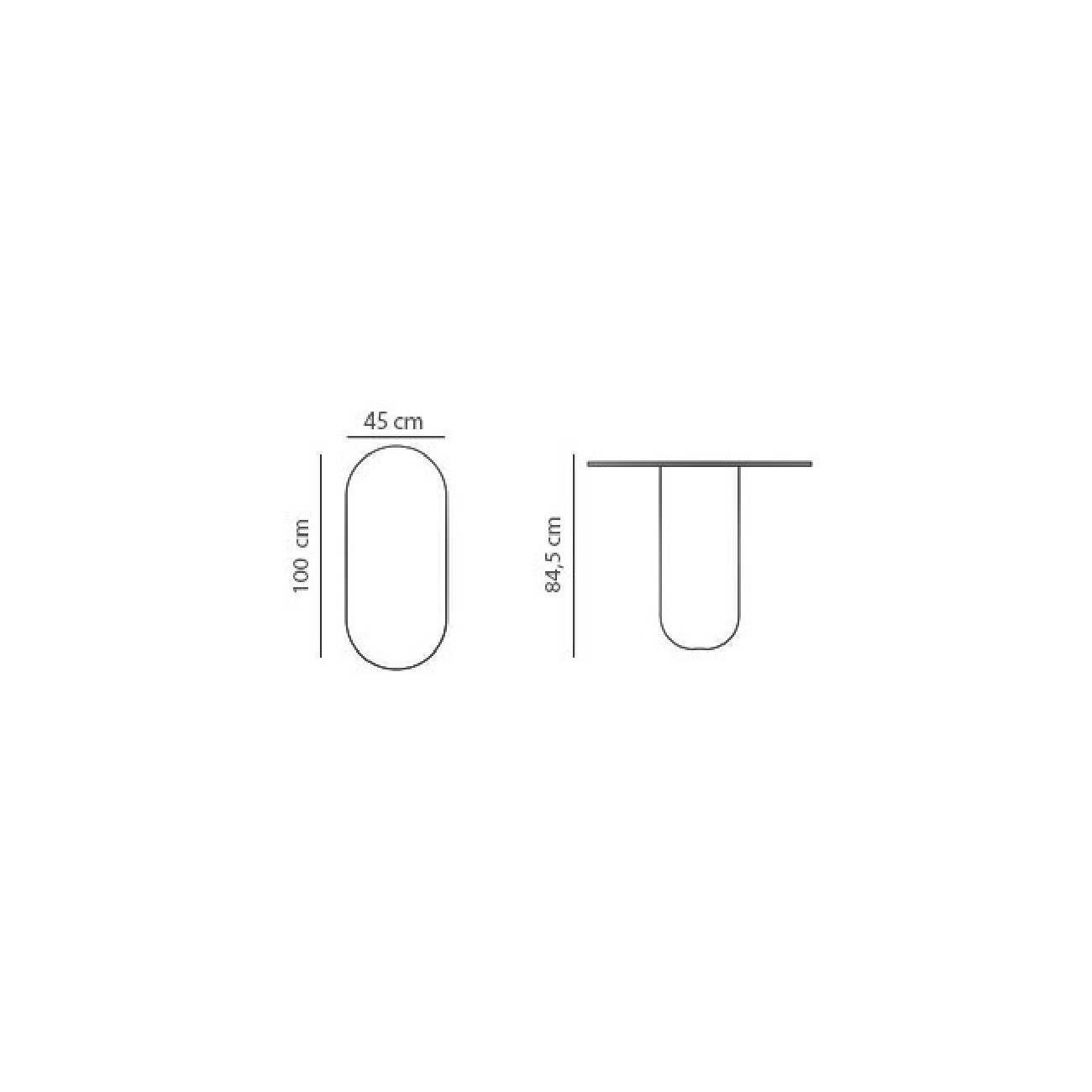 GLAS ITALIA PIRANDELLO SCRITTOIO
