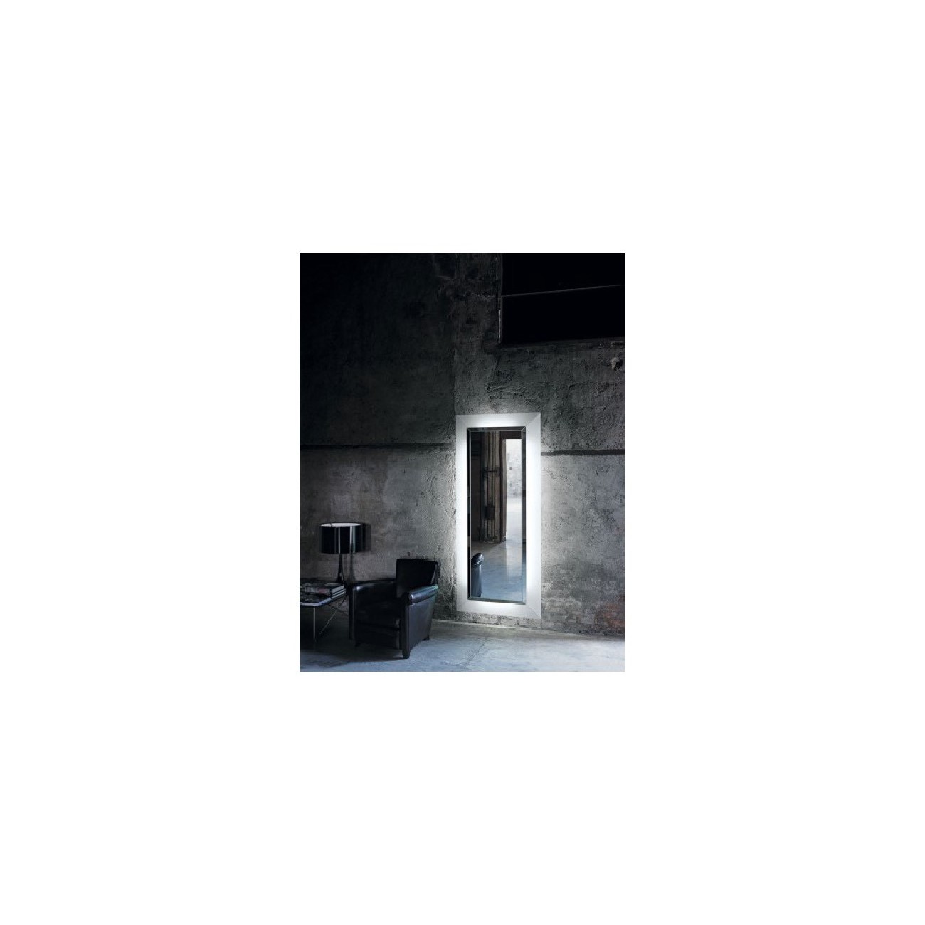 GLAS ITALIA LLM SPECCHIO CON LUCE