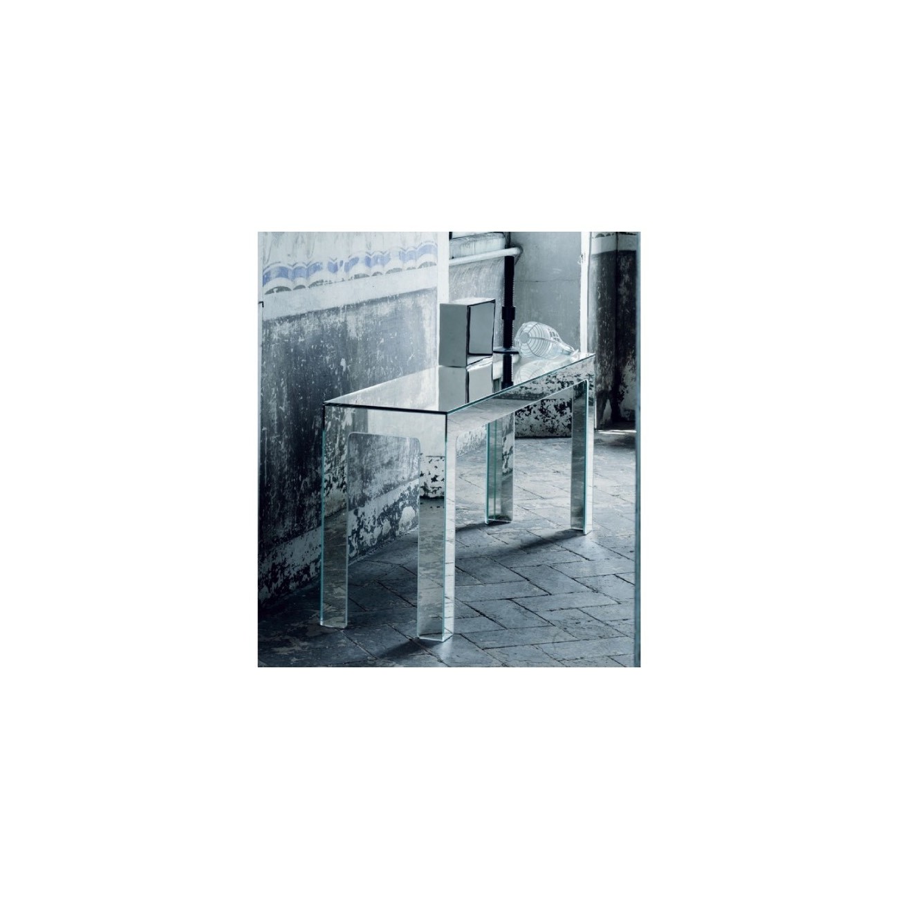 GLAS ITALIA CRACK TAVOLINO