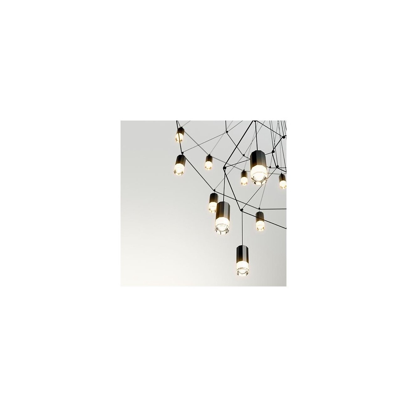 VIBIA WIREFLOW CHANDELIER