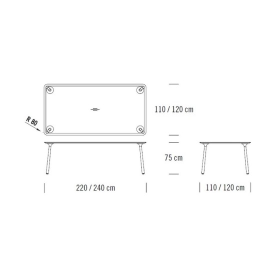 THONET 1190 TAVOLO