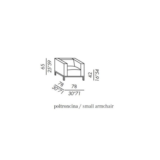 MERIDIANI FARRELL POLTRONA