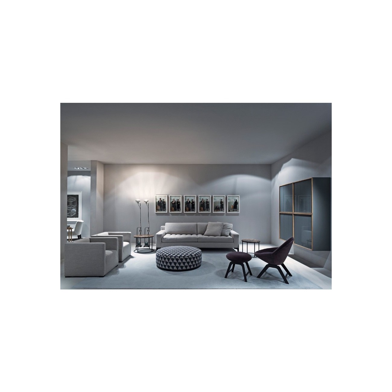 MERIDIANI BRONS POUF