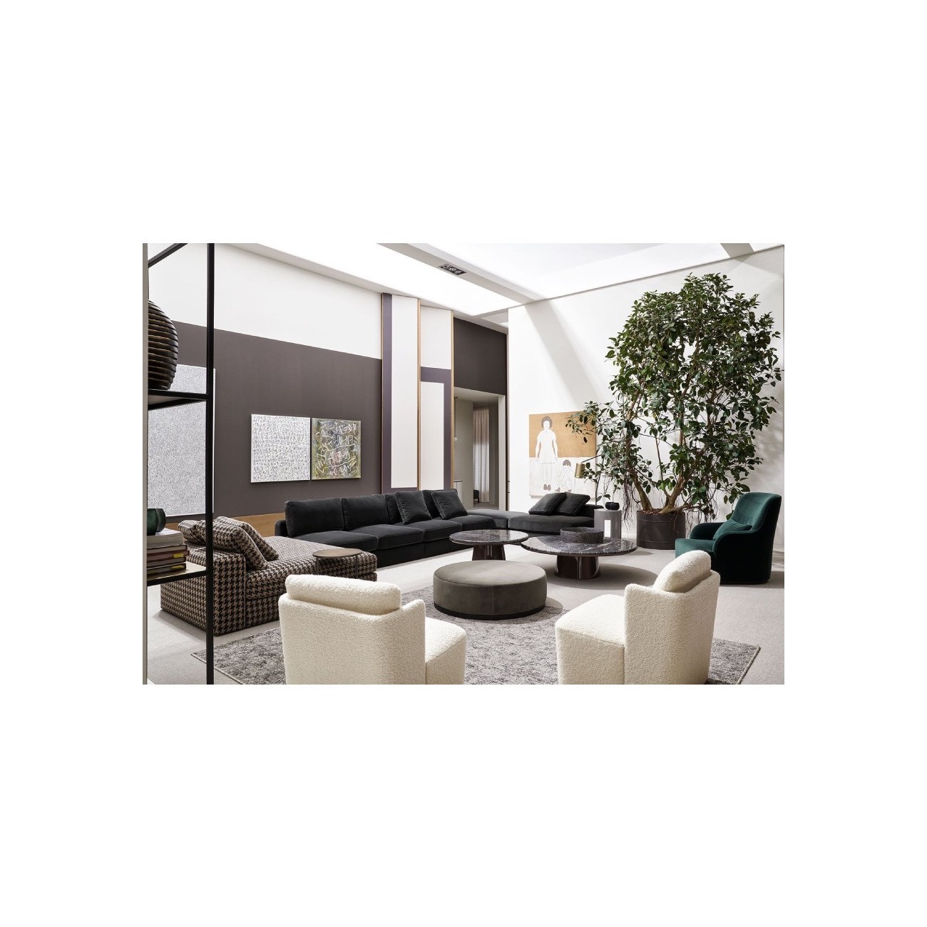 MERIDIANI BRONS POUF