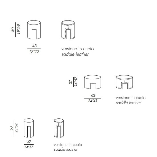 MERIDIANI GONG TAVOLINO