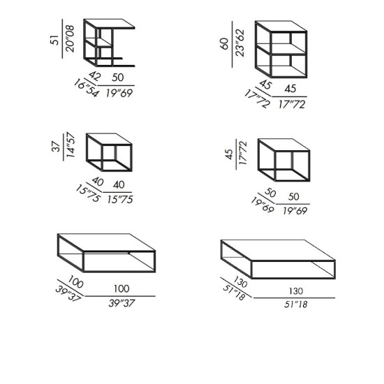 MERIDIANI HARDY TAVOLINO