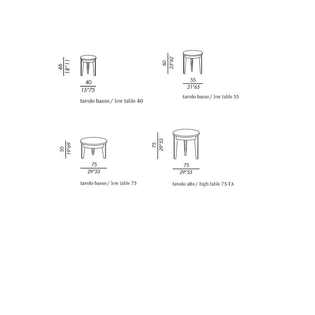 MERIDIANI STEWART TAVOLINO