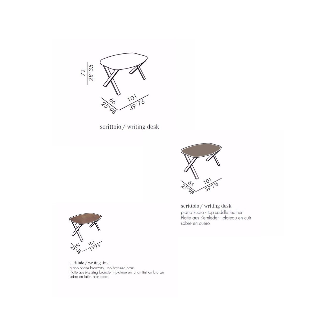 MERIDIANI BURT CONSOLE/ SCRITTOIO