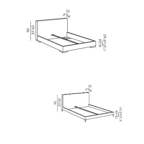 MERIDIANI STONE LETTO