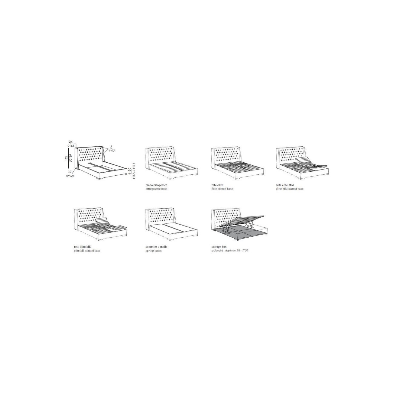 MERIDIANI TURMAN LETTO