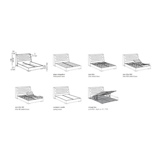 MERIDIANI TURMAN LETTO