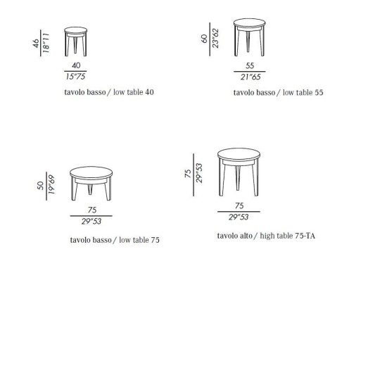 MERIDIANI STEWART COMODINO