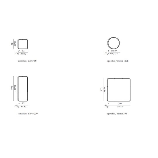 MERIDIANI BIRK SPECCHI