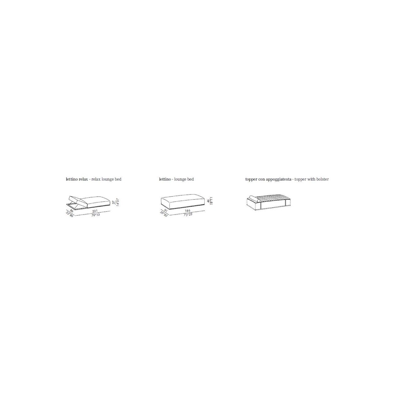 MERIDIANI CLAUD OPEN AIR LETTINO