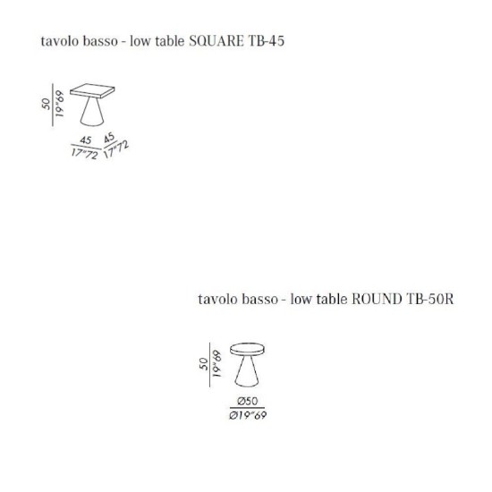 MERIDIANI CONE OPEN AIR TAVOLINO