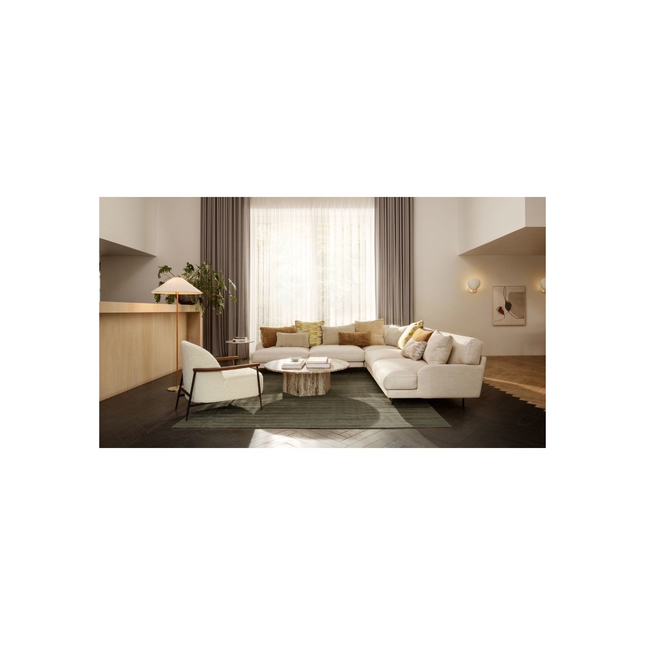 GUBI FLANEUR DIVANO E CHAISE LONGUE