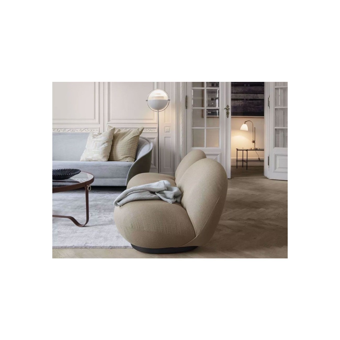 GUBI PACHA POLTRONCINA BASE GIREVOLE