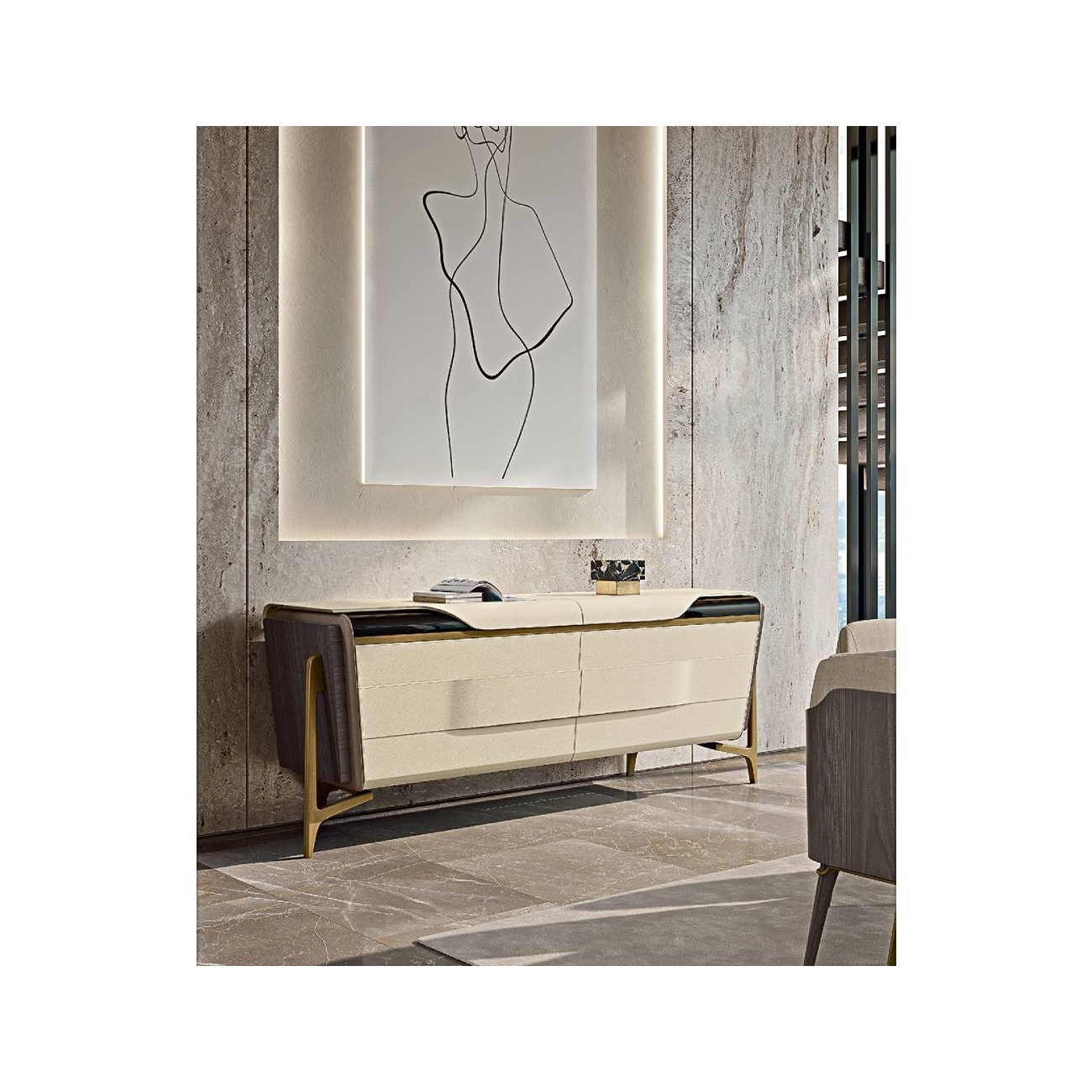 TURRI MELTING LIGHT CREDENZA