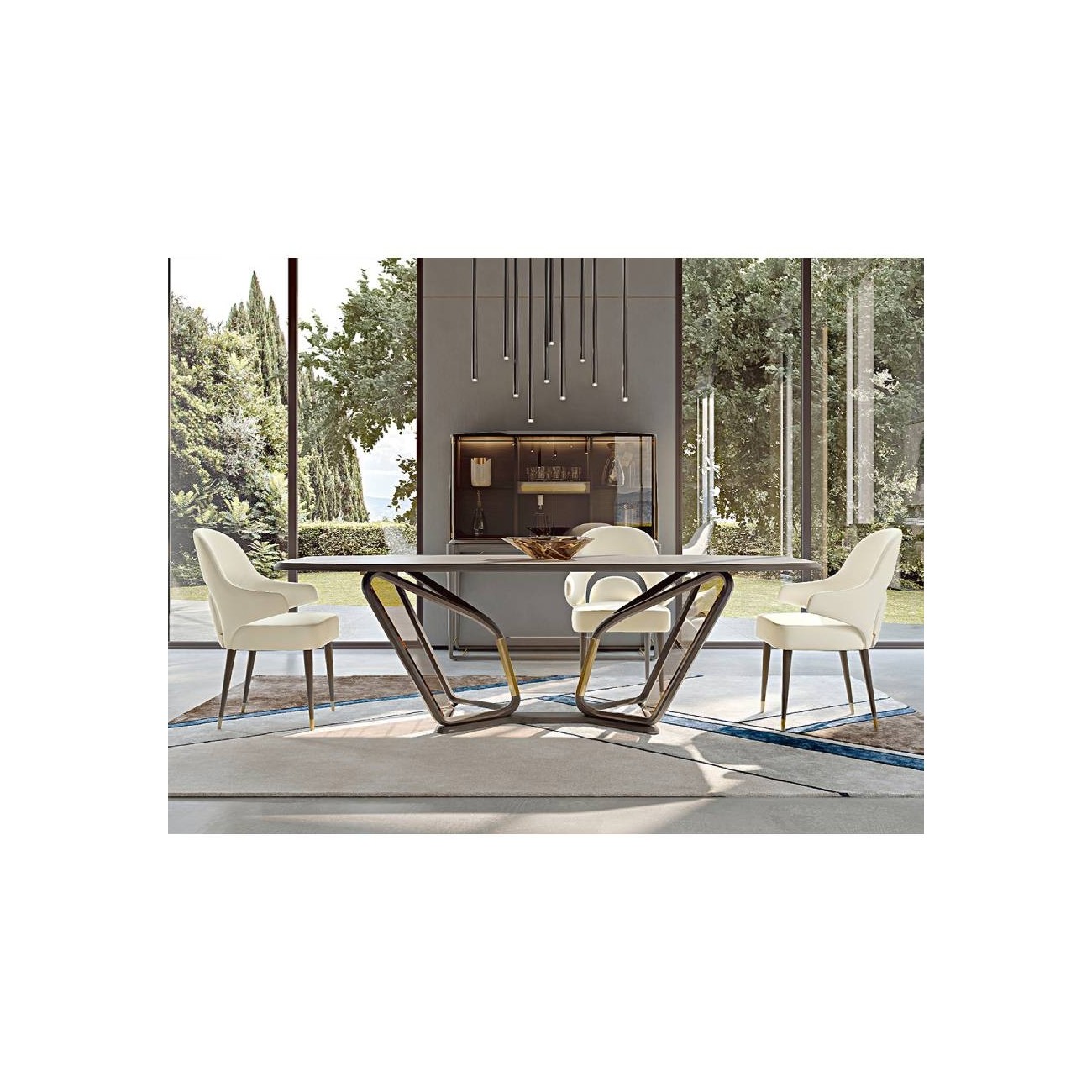 TURRI VINE TAVOLO RETTANGOLARE