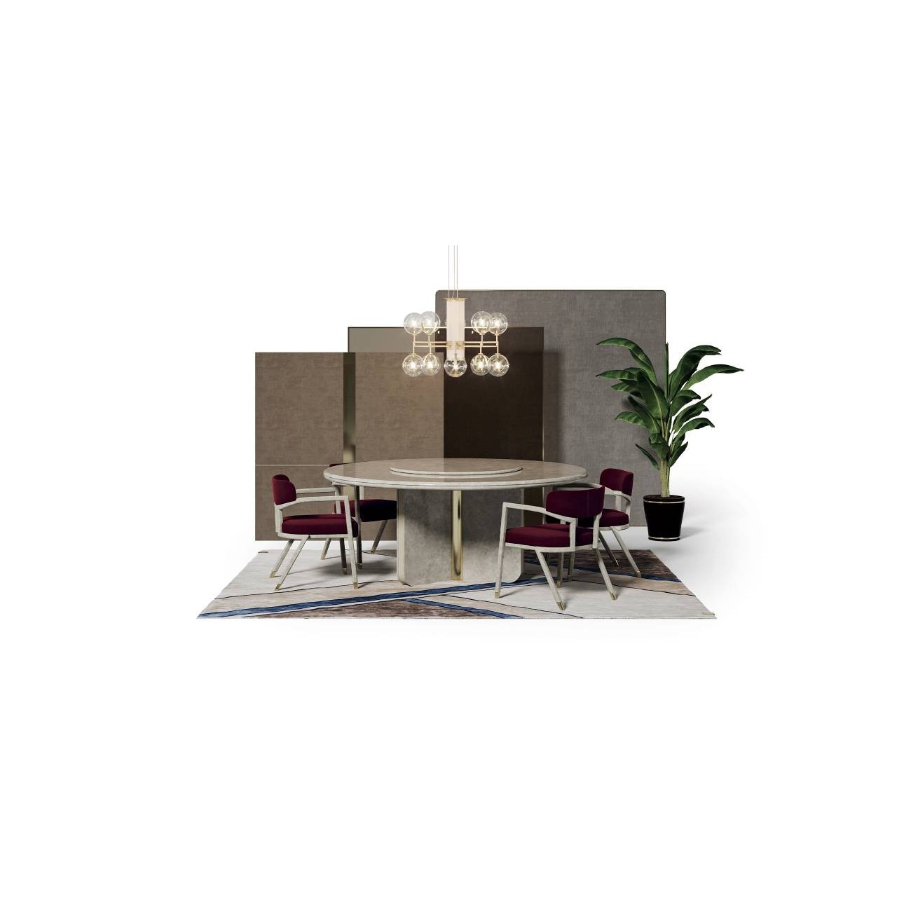 TURRI MADISON TAVOLO ROTONDO