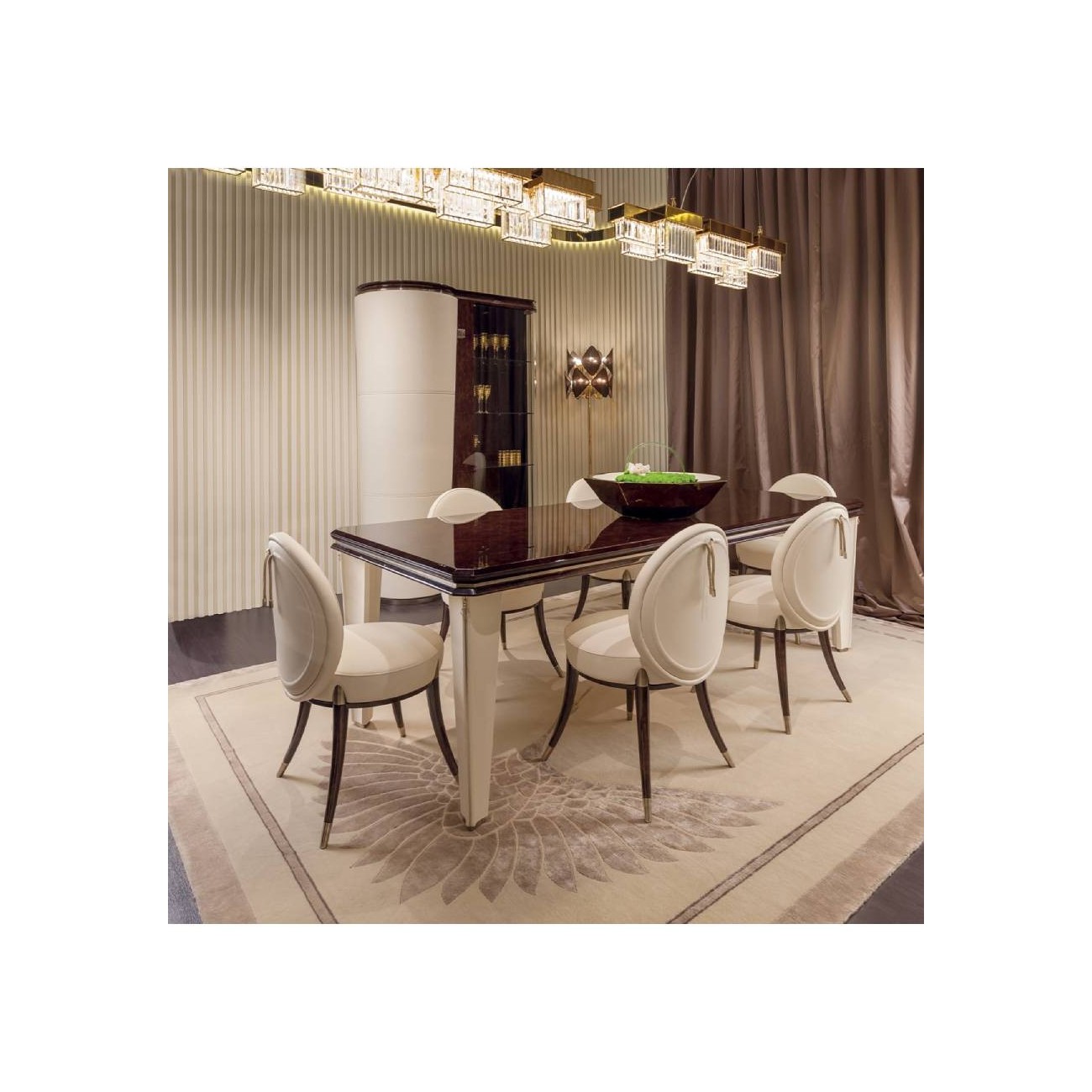 TURRI NOIR TAVOLO RETTANGOLARE