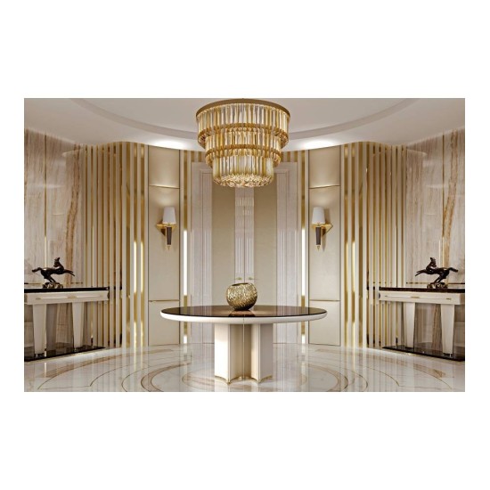 TURRI NOIR TAVOLO ROTONDO