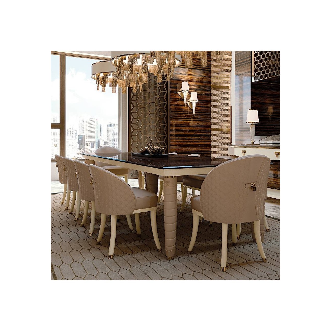 TURRI VOGUE TAVOLO RATTANGOLARE