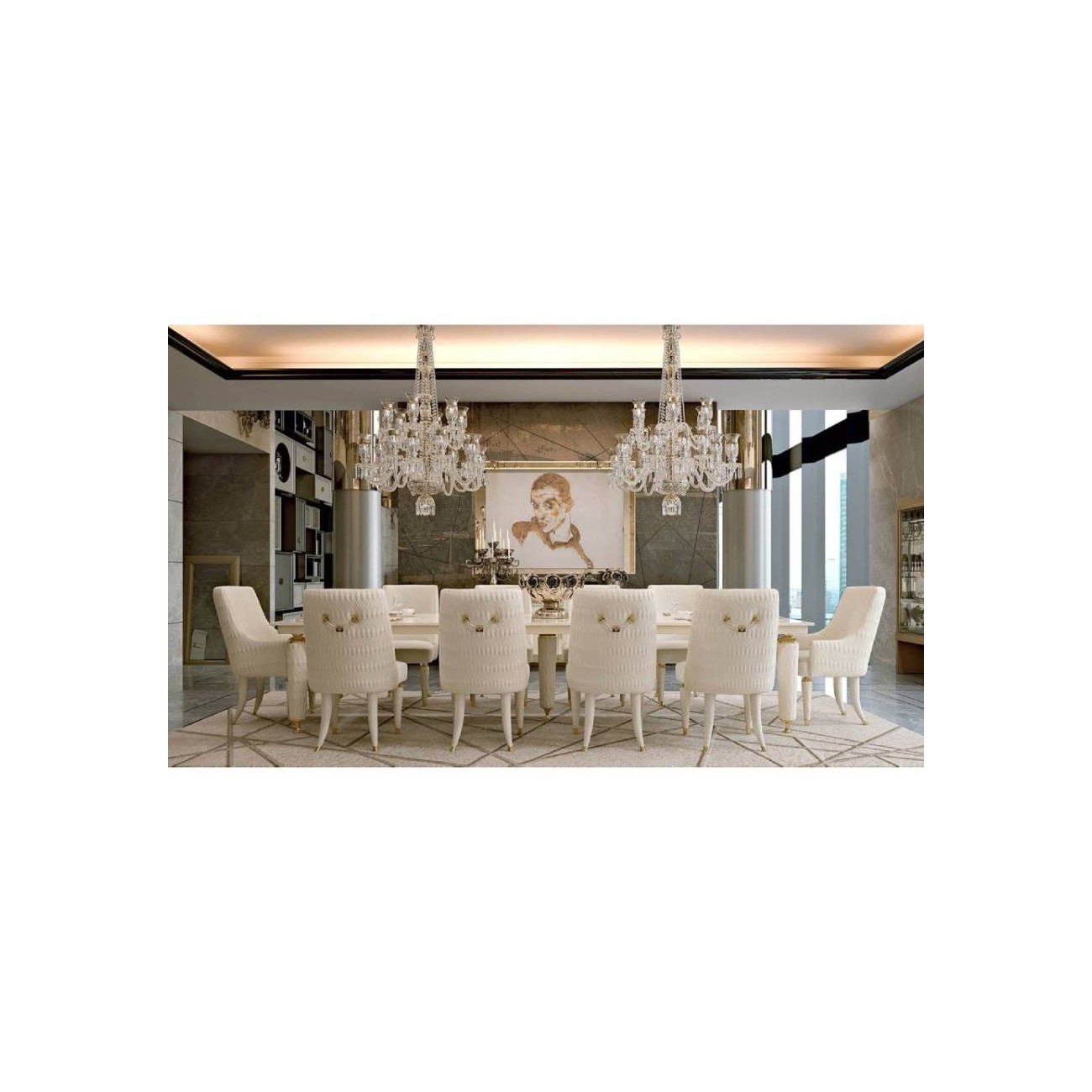 TURRI NUMERO TRE TAVOLO RETTANGOLARE